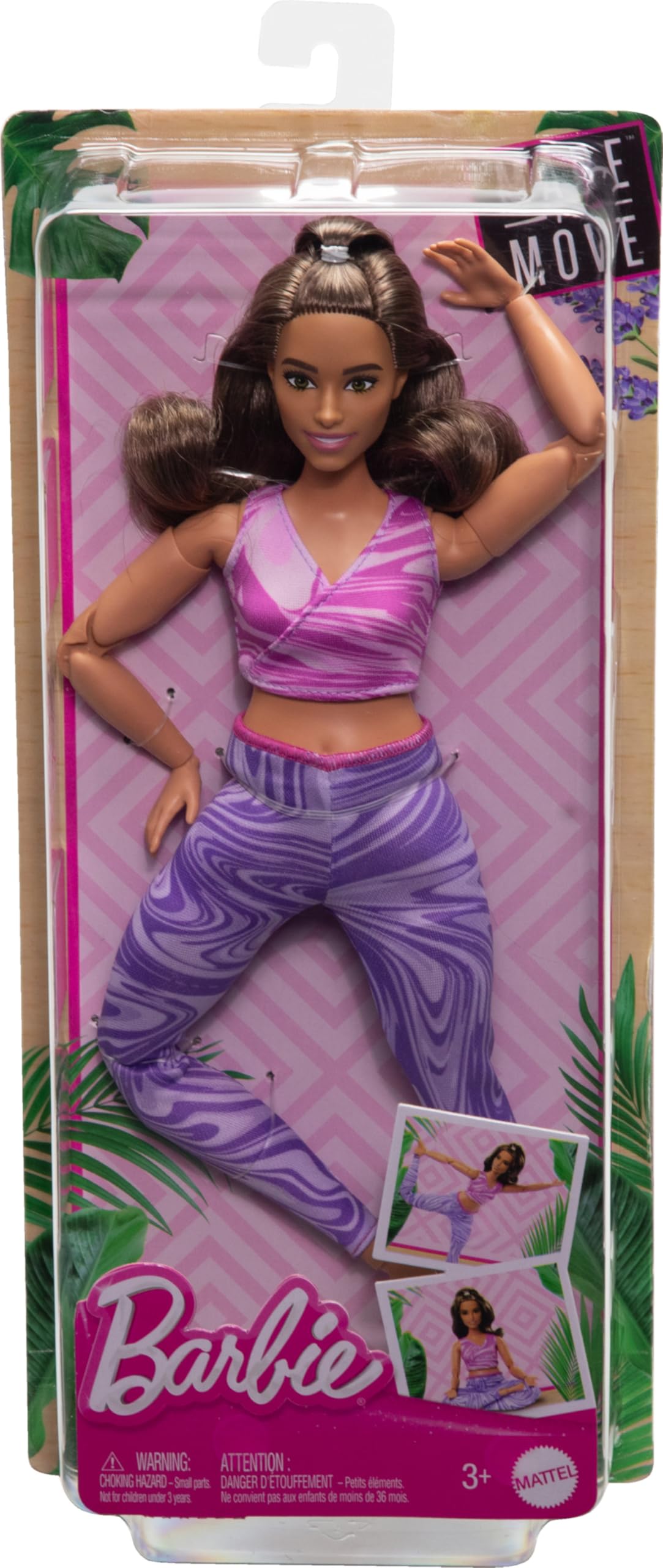 Amazon.co.jp: Barbie Made to Move Fashion Doll with Curvy Body